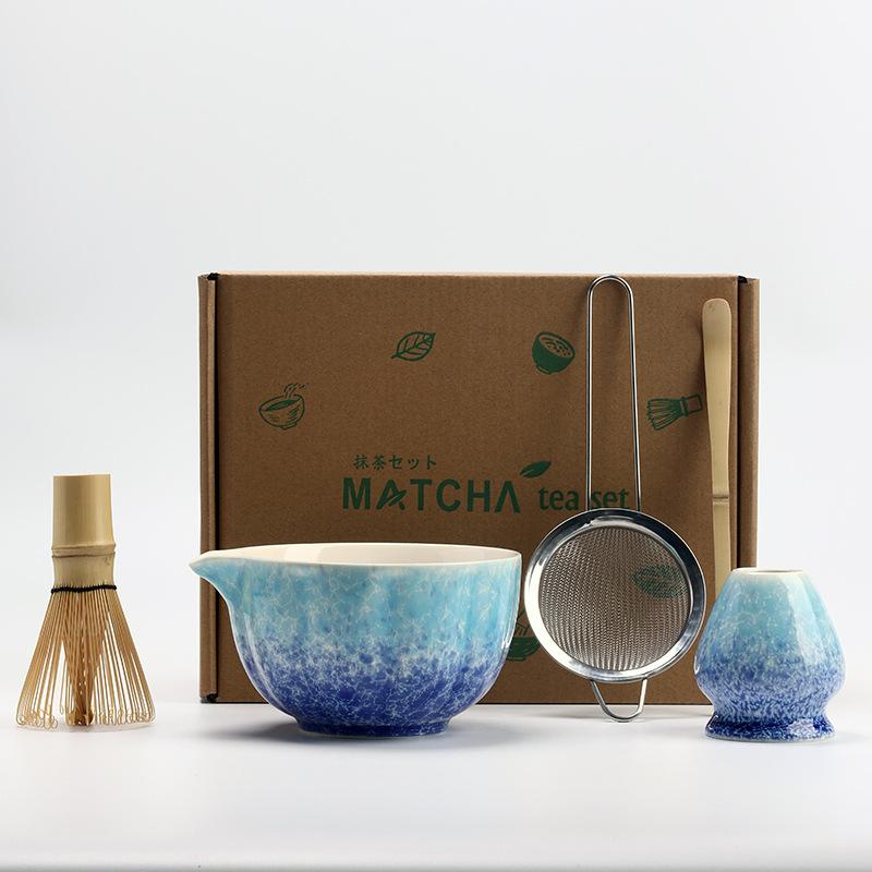 5pcs/set Japanese Matcha Set Vintage Bamboo Matcha Brush Exquisite Matcha Bowl Tea Tools Accessories Ceremony Great Gifts Box