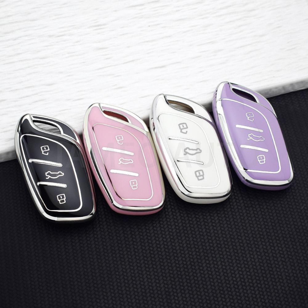 Soft Tpu Car Key Case Cover Fob For Mg Zs Ev Mg4 Hs Ehs Mg5 Mg6 Mg3 Mg7 Gt Zx For Roewe Rx5 Erx5 Rx3 Rx8 I6 I5 Car Accessories