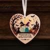 Emotional Connection Gift Sea Glass Heart Shape Friendship Hanging Ornament, Coastal Beach Themed Home Decor Theme Decoration for Weddings Birthdays