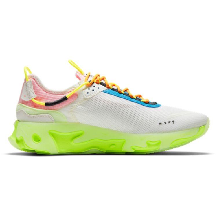 Nike React Live Men White Volt Blue CV1772-100