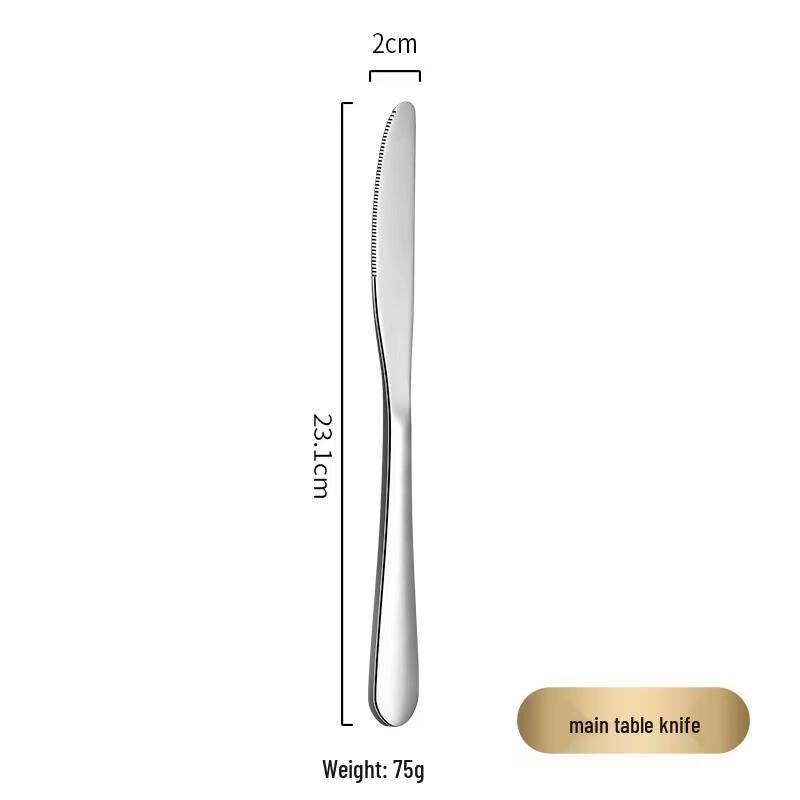 Ouluoti 410 Stainless Steel Steak Dinner Knife
