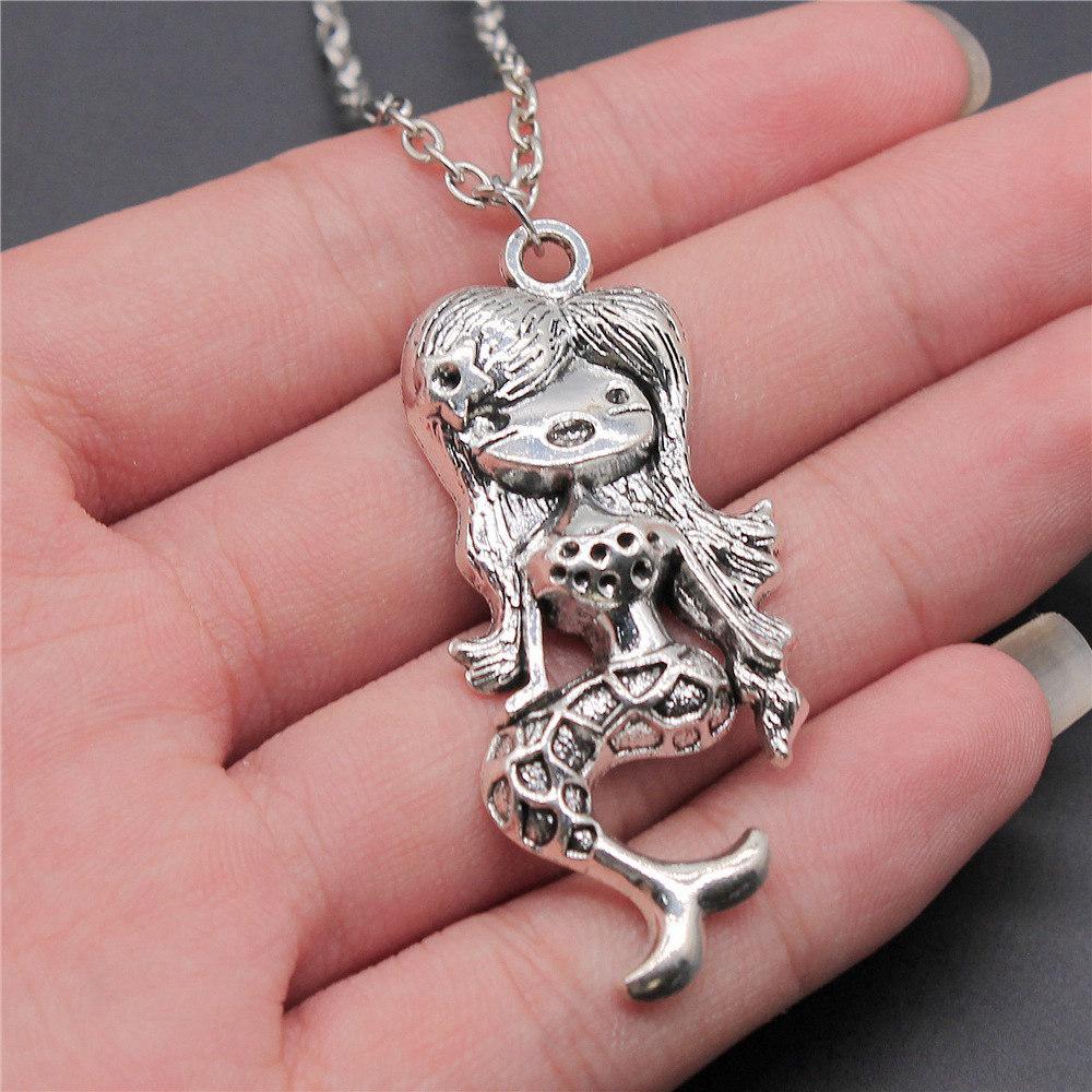 45cm Or 70cm Long Chain Necklace Marine Life Octopus Wedding Jewelry Findings QN048