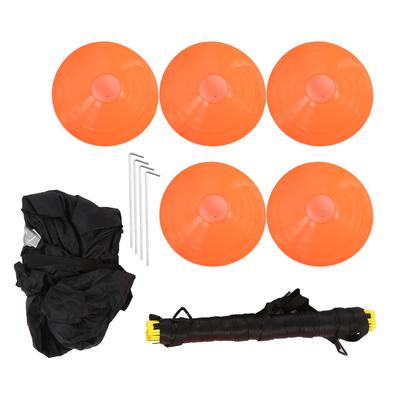 Fußball Trainingsleiter Scheibe Schleppfallschirm Set Sprunggitter Agiles Trainingsseil