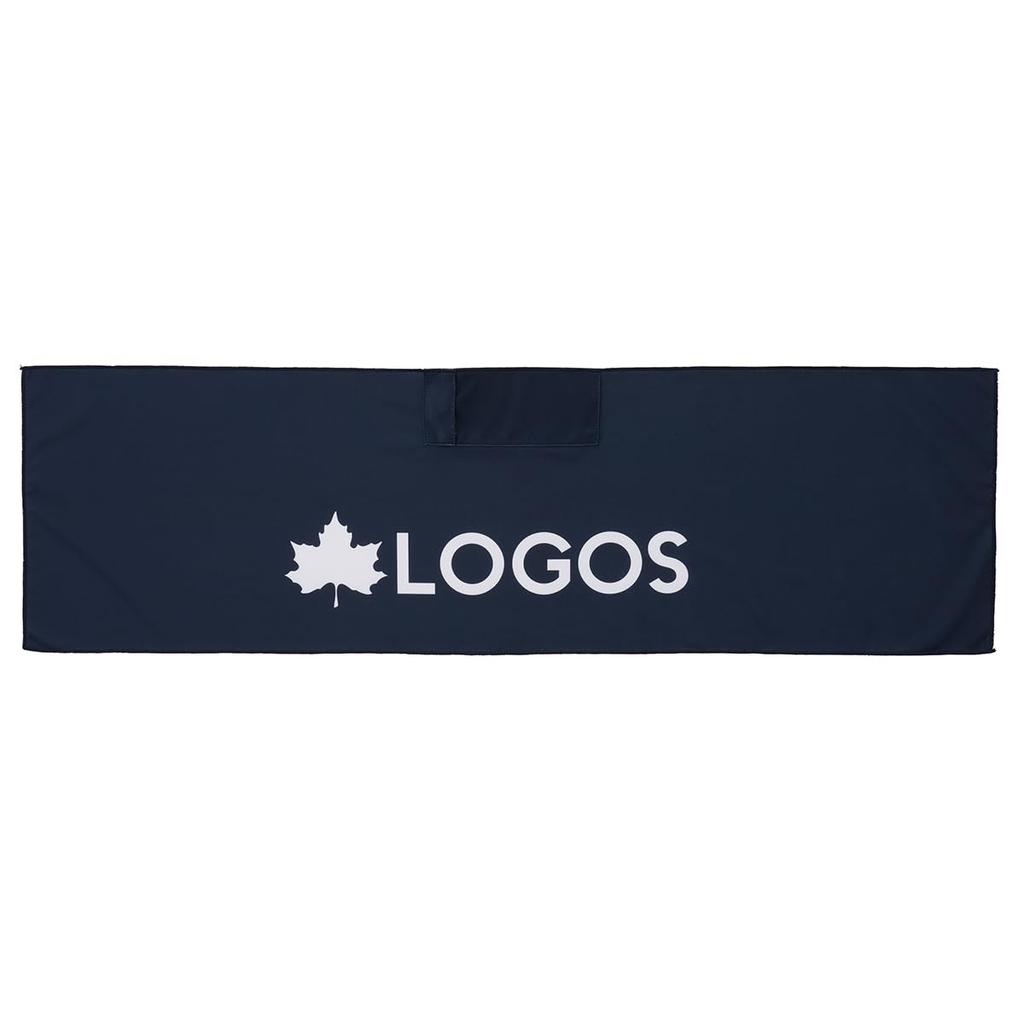 LOGOS Neck Cooling Heat Large Sports Towel Cooler, Navy, 34206289, Towel, Protection, Absorbent, Quick-Drying,
