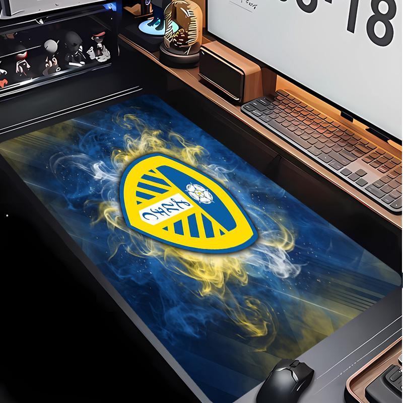 Leeds United Fußballmuster Mauspads Nicht?Rutschfestes Gummi-Basis Gaming-Mauspad Für Schreibtisch Büro Zuhause