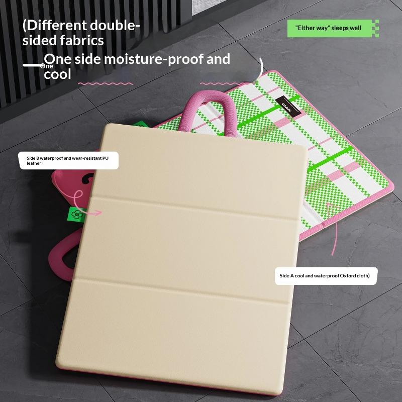 Reversible Pet Cooling Gel Mat for Dogs Cats Portable Foldable Dog Bed with Handle All Seasons for Crate Travel Indoor Outdoor