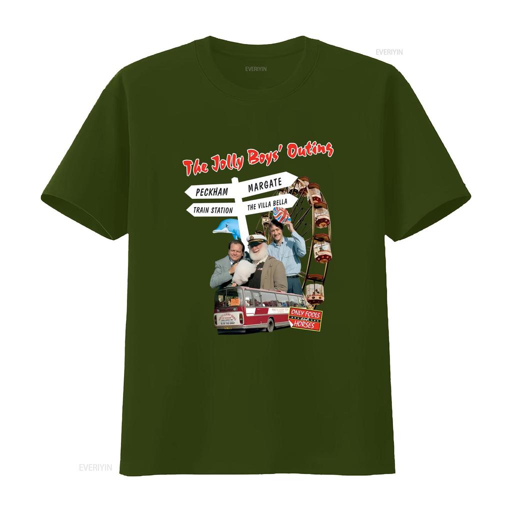 Only Fools And Horses The Jolly Boys Outing T Shirt Vintage Designer Clothes Breathable Slightly Graphic