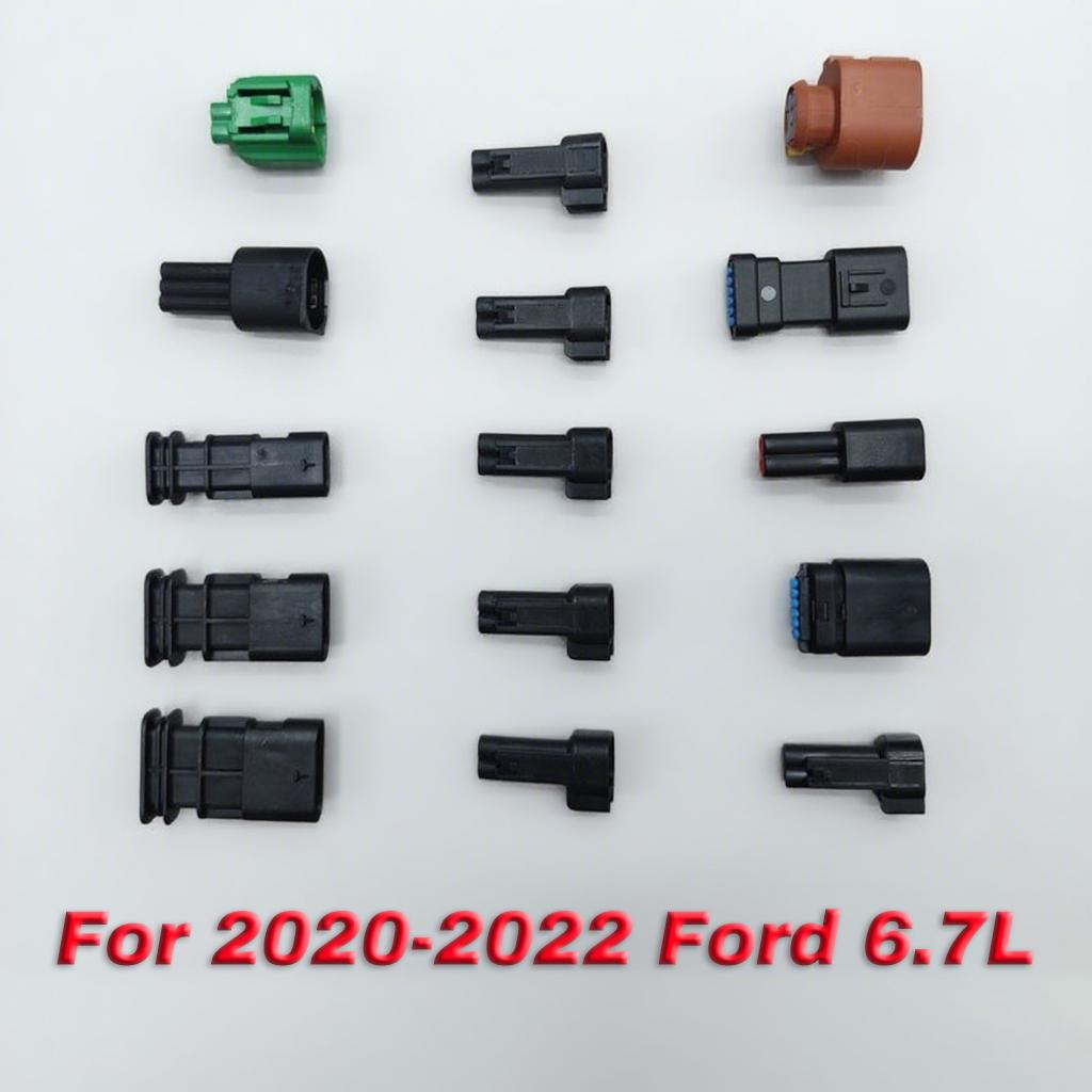 For Ford 6.7L F450 F350 F250 F550 F600 Super Duty F650 F750 Powerstroke Tuner Harness Plug Kit Powerstroke 2015 - For Ford 2010-2022
