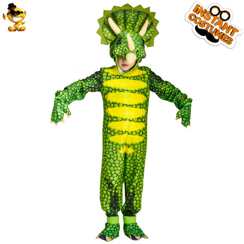 Хэллоуин детские динозавр шоу реквизит костюмы маскарад косплей динозавр косплей сценический вечеринка костюмы 4-6Y