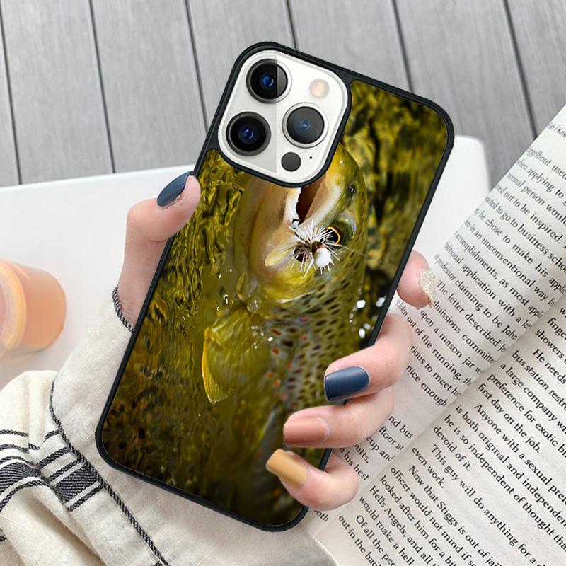 Rainbow Trout Fishing Skin Phone case For iPhone 17 Air 16 15 14 11 12 13 Pro MAX Plus cover shell coque iPhone 13