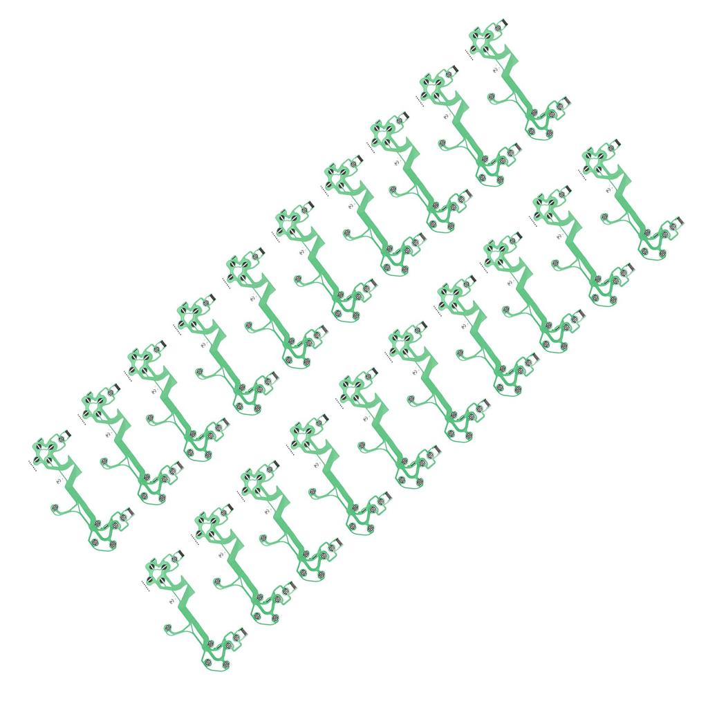 20Pcs Flexible Ribbon Circuit Board Fit for 4 Pro Slim Controller Conductive Film Replacement Game Console Parts