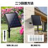 NFESOLAR Solar Garden Spotlight, Warm White LED, Outdoor, Separate, Automatic OnOff, IP66 Waterproof, Garden Lighting, Security, Landscape Lighting,