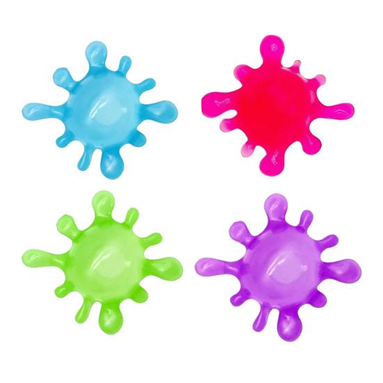 Water Splash Bal Knijpspeeltje, Angstverlichtende Transparante Stressbal, Zachte Rekbare Bal Sensorisch Fidget Speelgoed voor Kinderen Volwassenen