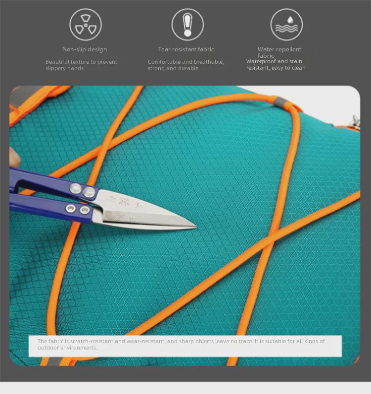 Voděodolný cyklistický cestovní batoh s velkou kapacitou 2024 - odolný polyester pro venkovní sporty