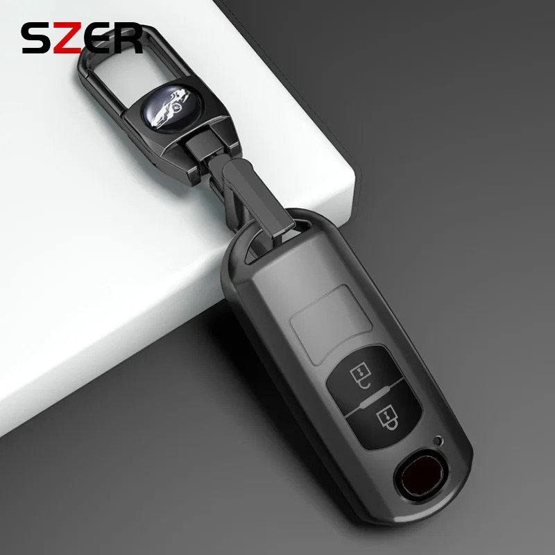 New TPU Car Key Case For Mazda 2 3 6 Demio Atenza Axela CX-5 CX5 CX-3 CX7 CX-9 3 4 CX30 2016 2017 2018 2019 Key Cover Keychain