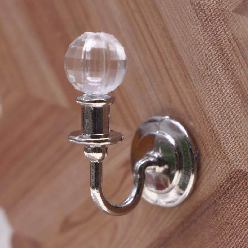 1Pcs Doll Furniture Toy Miniature Dollhouse Alloy Simulation Ceiling Lamp Hanging Lamp Mini Led Lighting Model Home Decoration