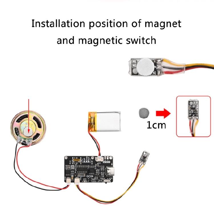 Christmas Music Greeting Card Memory Sound Voice Recording Module, 8MB, Suitable for Birthday Holiday Cards Craft Lovers