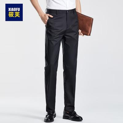 Men's 2025 Straight Fit Wrinkle-Resistant Business Casual Pants