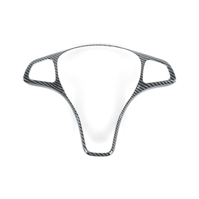 Carbon Fiber Color Car Steering Wheel Panel Frame Trim For Mercedes Benz C GLC E Class W205 W213 2016-2018 Interior Accessories