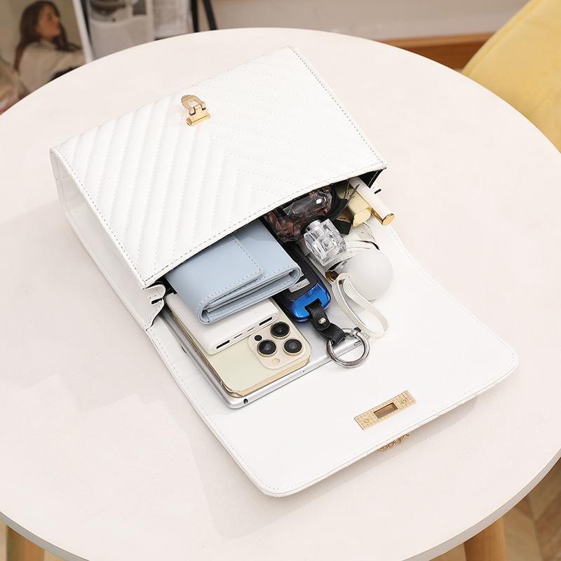 New pattern single shoulder crossbody small square bag fashionable versatile makeup mobile phone bag