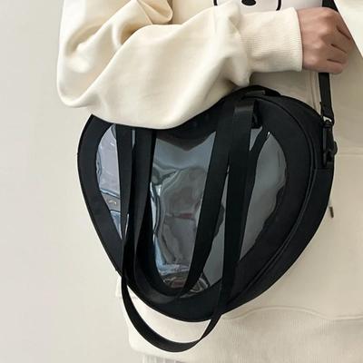 Design Serca Miłości Itabag Kobiety 2025 Nowe Przezroczyste Torby Crossbody Dziewczęce Portmonetki i Torebki Ita Bag dla Dziewcząt Torba do Mundurka JK