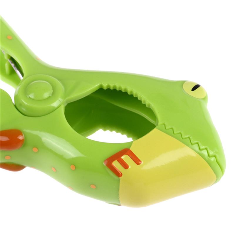 Plastic Beach Towels Clips For Sunbeds Sun Lounger Animal Decorative Clothes Pegs Pins Large Size Drying Racks Retaining Clip