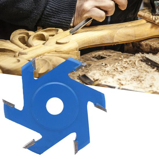 75mm 80mm 90mm 100mm Milling Cutter Six Teeth High Efficiency Sturdy Sharp Fine Workmanship Wood Carving Disc Carpentry