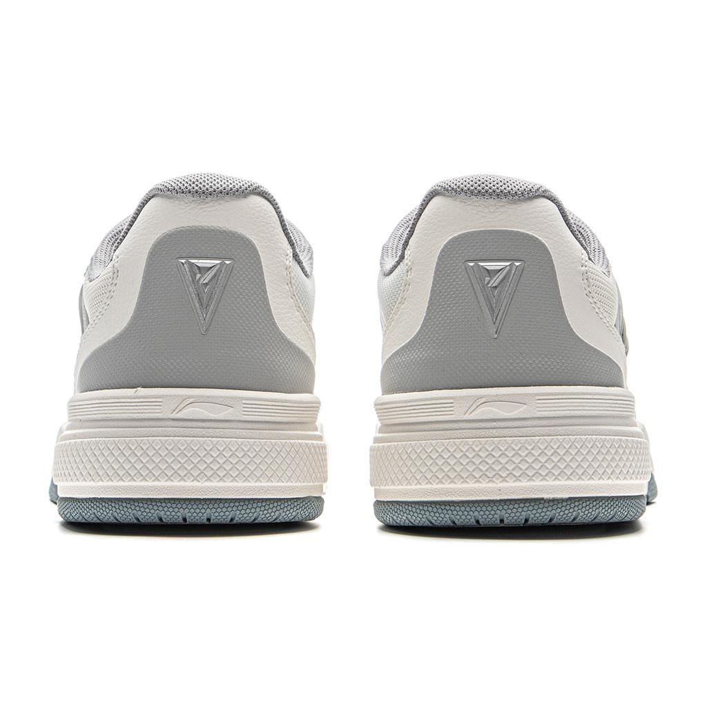 Li Ning We Wo Lite Classic Versatile Non-Slip Wear-Resistant Low-Top Skate Shoes Unisex sneaker White Gray AGCV075-3