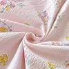 Flower Printed Fitted Bed Sheet Pink Color sabanas150x200 Single/Queen Size Mattress Protector Soft King Size Bed Sheets for Bed
