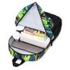 SUNBORLS New Camouflage Backpack Wear-resistant Waterproof Student Schoolbag Three-piece Travel Bag