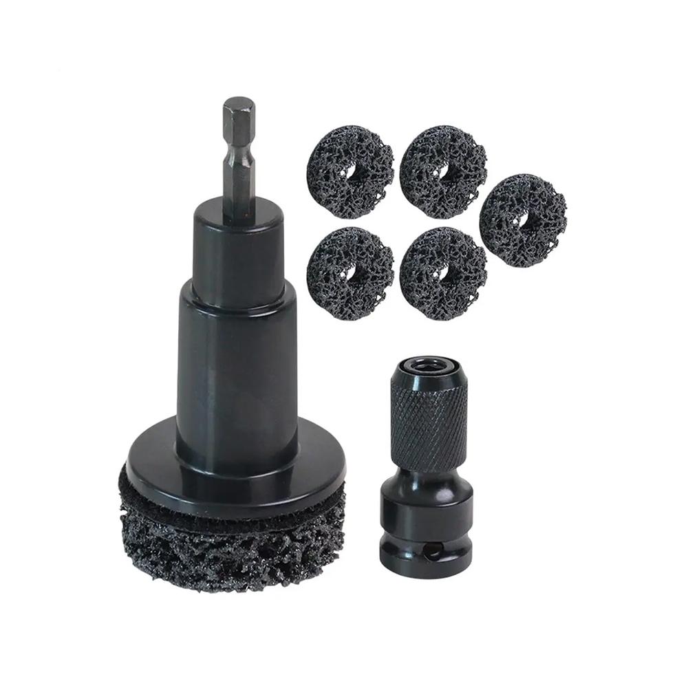 Schleifwerkzeug für Radnaben im Automobilbereich Bremsenreiniger-Kit Rostentferner Polierwerkzeug Stahlring-Reparaturwerkzeug