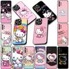 Soft Cover for Samsung Galaxy S22 S21 S20 FE Ultra Plus A35 A36 A55 A37 A33 A34 A57 Coque Phone Case Hello Kitty Poster Anime