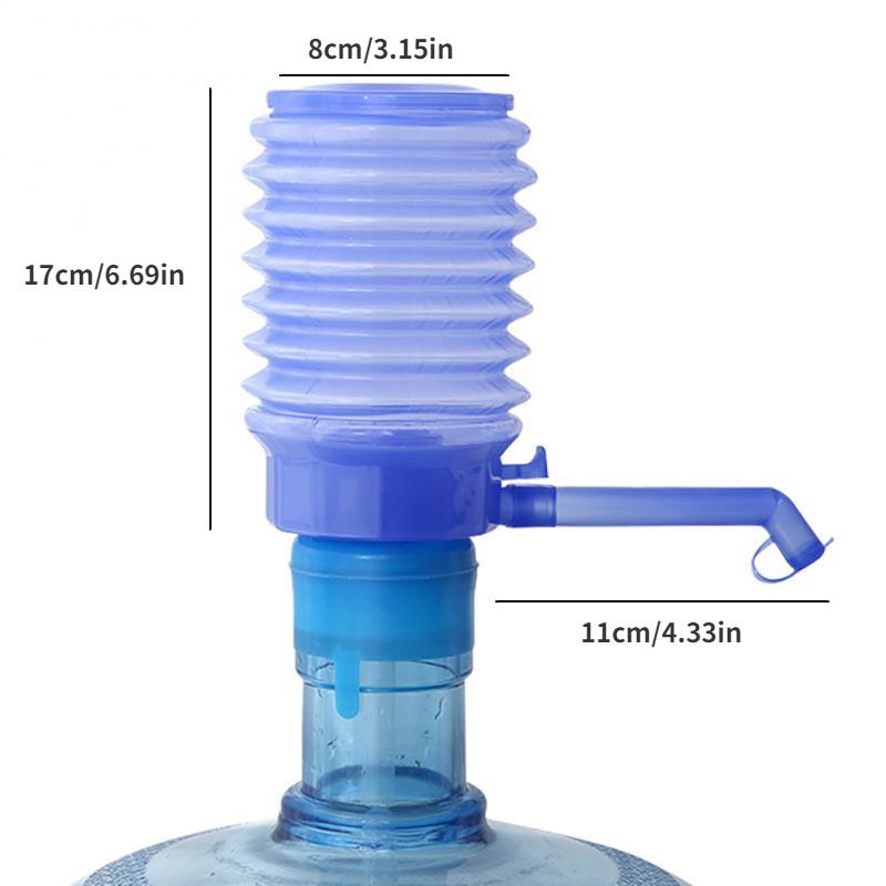 New Clean and Sanitary Portable Bottled Drinking Water Hand Press Removable Tube Innovative Vacuum Action Manual Pump Dispenser