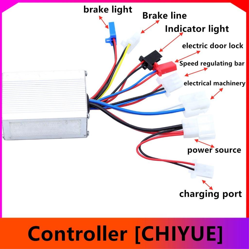 250W 24V 2750RPM DC Electric Motor Brushed For E Bike Scooter Go Kart MY1016 Controller Motor Handle Electro Motor