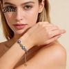 Mediterranean Good Luck Bracelet Evil Eye Hand of Fatima Women