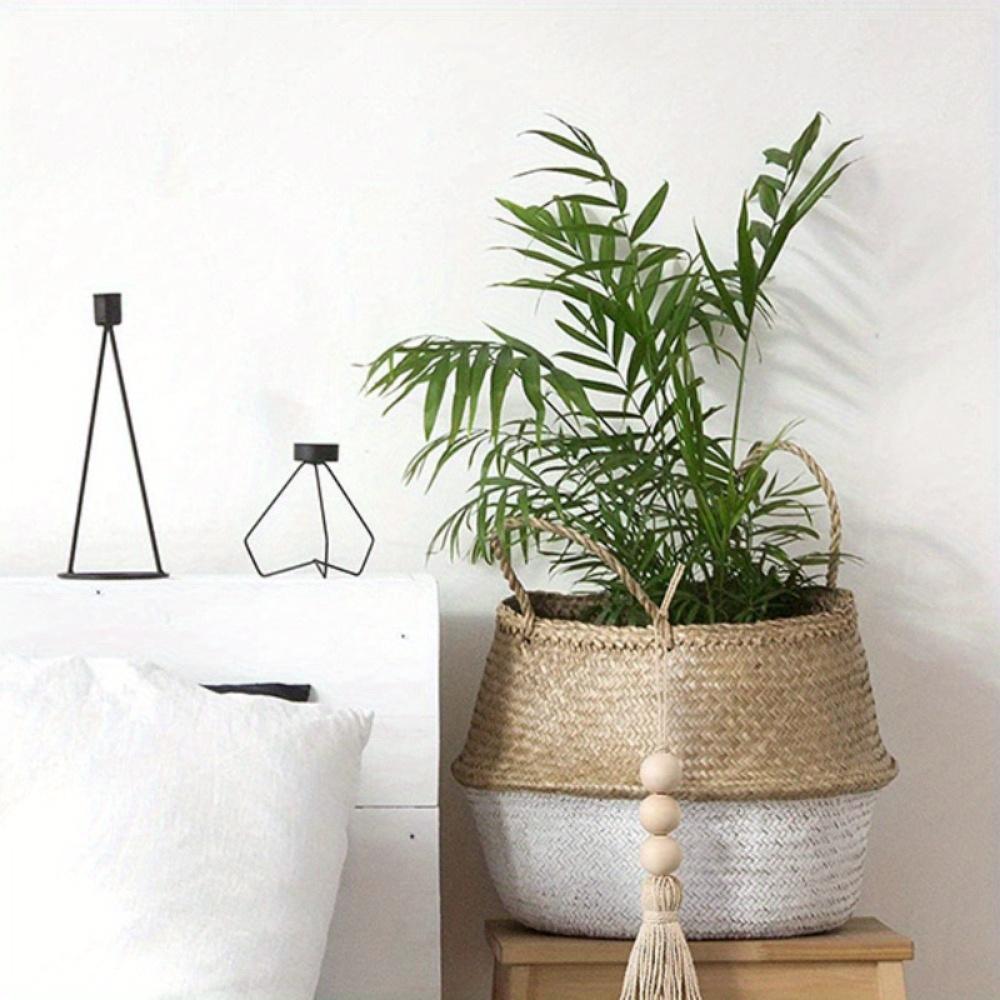 4Pcs Cotton Tassel Beads Hanging Natural Wood Beads Hanging Ornaments Closet Door Handle Vases Neutral Neutral Home Decorations