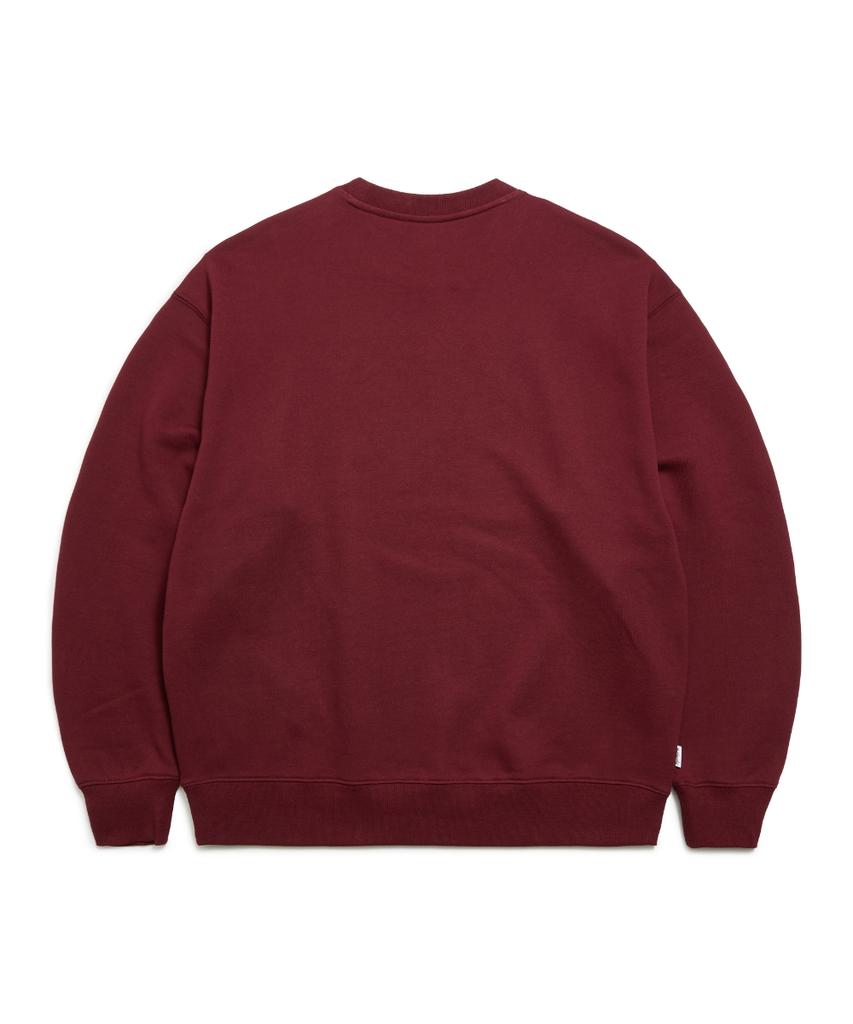 MARK GONZALES Motion Sign Logo Sweatshirt - Burgundy