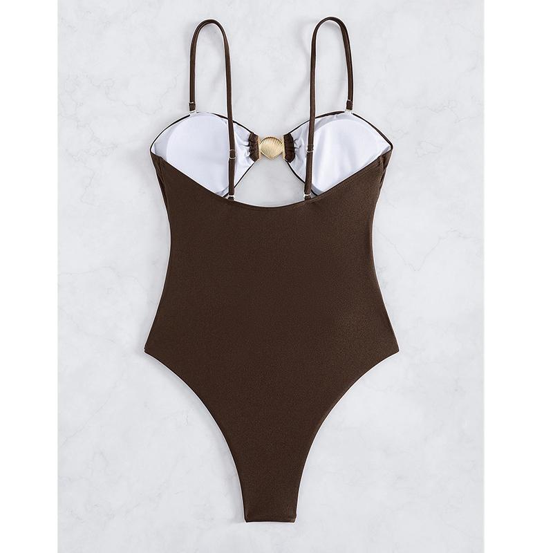 One Piece Swimsuit New Sexy Swimwear Women Swimsuit Hollow Out Bathing Suit Beachwear Female Biquini Swim