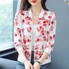 Women's Versatile Slimming Baseball Jacket - 2025 Summer Style, Plus Size, Short, Sun Protection, Stylish Mother's Wear