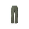 Nike Tech Fleece Solid Color Loose Fit Snap Button Knit Sport Pants Men Bottoms Medium-Olive-Green FB8015-222
