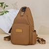 Large Capacity Backpack Water-Repellent Nylon Bag Multi-Functional Chest Bag Women's Travel Shoulder Bag