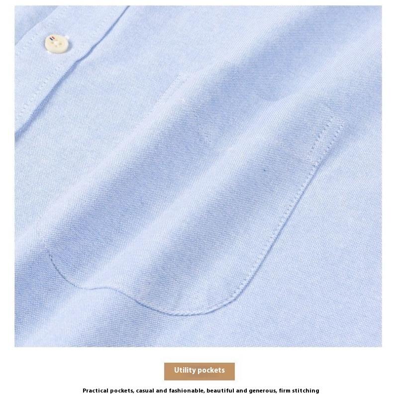 Cozy Up  Men's Banded Collar Shirts Wrinkle Free Long Sleeve Mandarin Collar Button Down Shirt