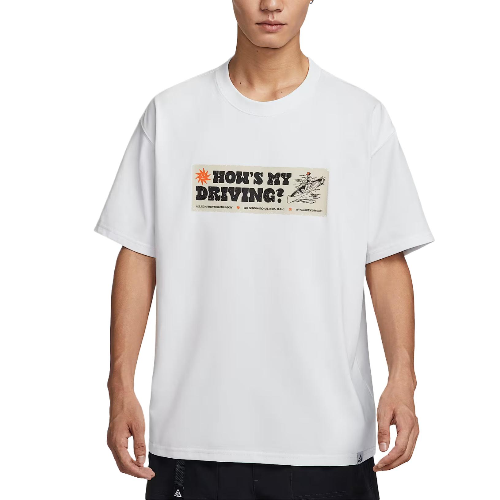 

Nike Серия ACG FW/AW25 Быстросохнущая футболка с коротким рукавом свободного кроя Мужские топы HV1295121 S