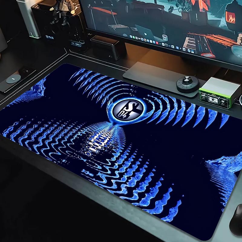 Schalke 04 Mouse Pad Large Gaming Table Cushion Non-slip Laptop Tablet Big Mousepad XXL Mat Mini PC Playmat With Lock edge_xia