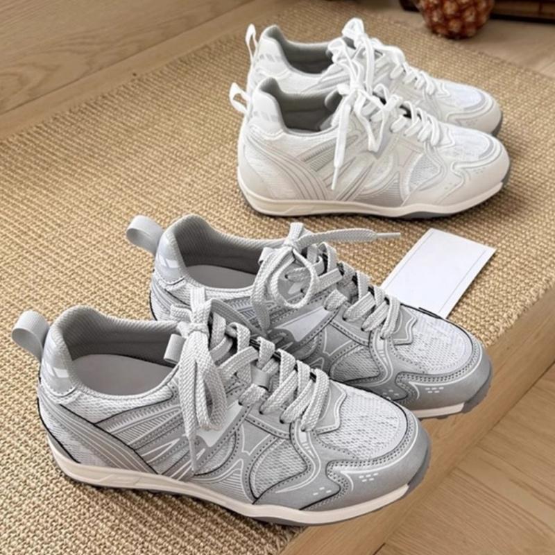 Fashion Lace Up Mesh Sneakers 2025 New Style Casual Running Sports Shoes Comfortable Soft Versatile Women Sneakers Zapatillas De Mujer