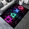 3D Controller Pattern Gaming Rugs for Gamers Vibrant Gaming Carpets and Mats for Home Decor Ideal for Living Rooms and Bedrooms
