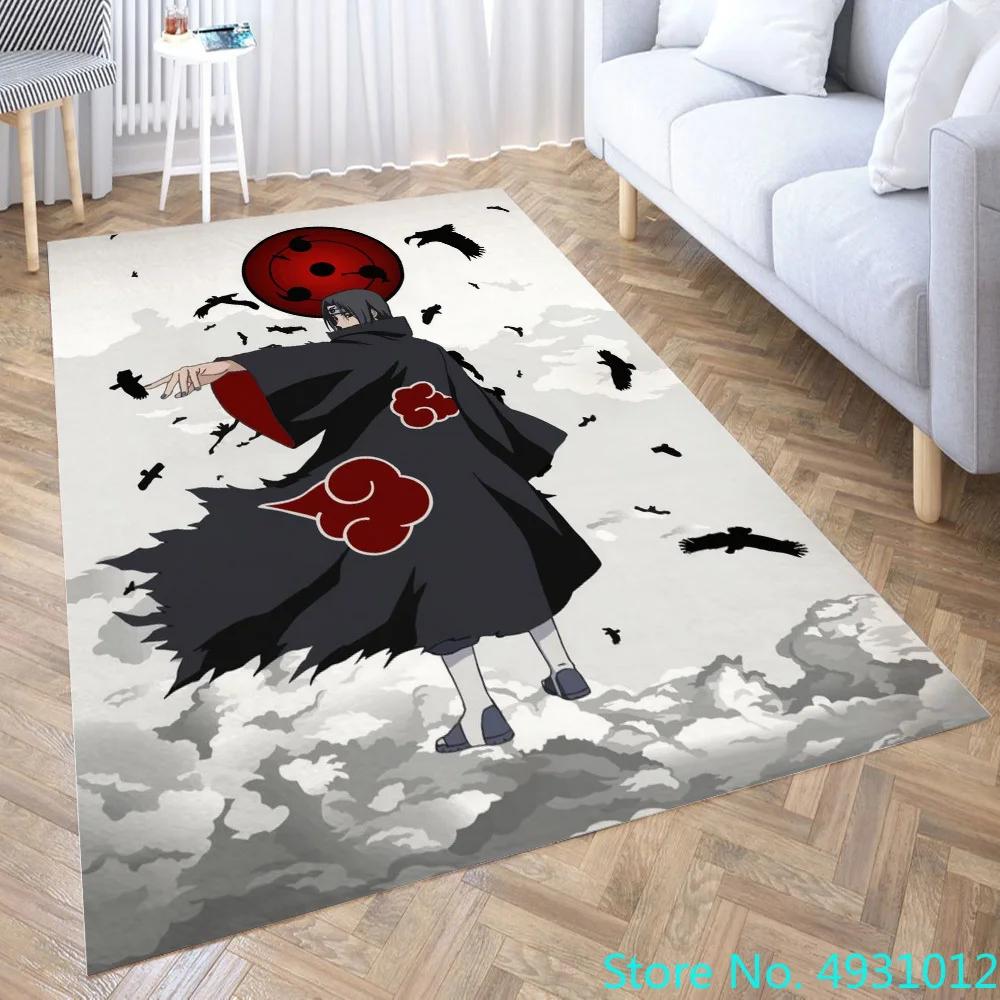 

Itachi Akatsuki Naruto Printed Carpet Bedroom Modern Home Kids Living Room Decora Washable Large Area Floor Rug Mat 40cmx60cm