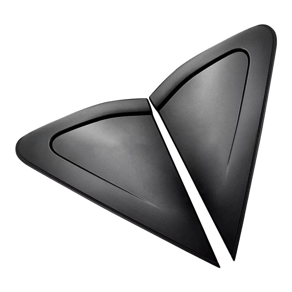 2Pcs Fender Mirror Molding Triangle Trim Corner Cover For Nissan Versa 2020-2021