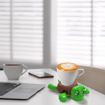 3D Printed Turtle Coasters Funny Crushed Coasters for Drinks Cute Turtle Cup Holder Quirky Turtle Table Protector