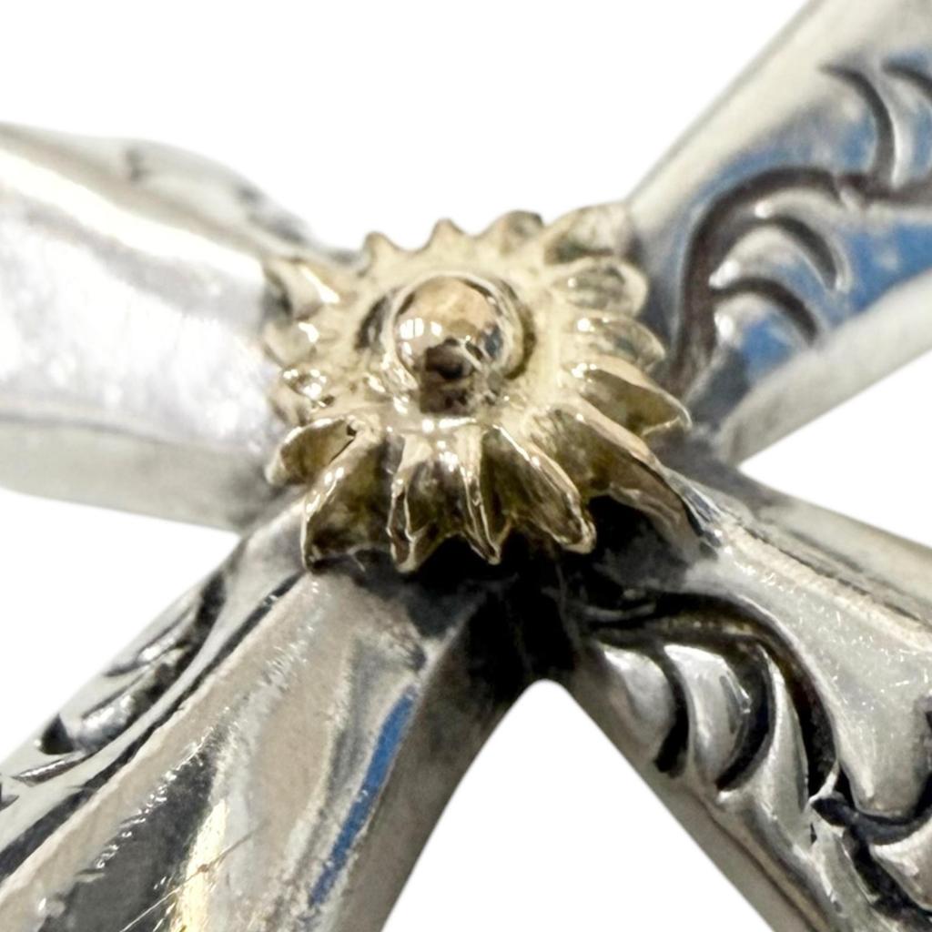 Great ARIZONA FREEDOM Pendant top Cross, Sun God Silver Silver mens Used